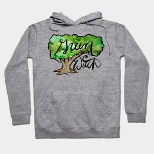 Green Witch Tree Magic Hoodie